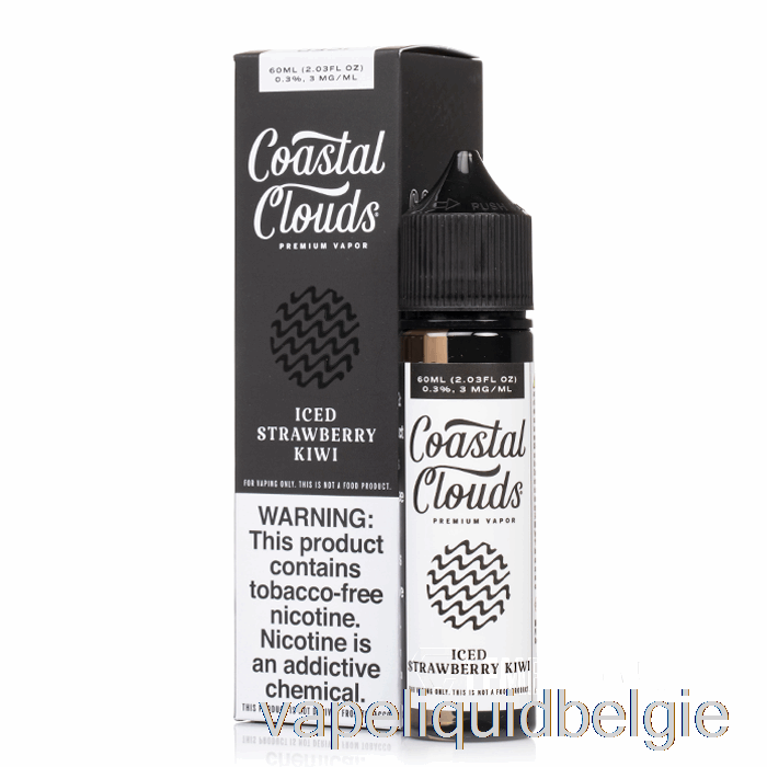 Vape Smaken Ijs Aardbei Kiwi - Kustwolken Co. - 60 Ml 0 Mg